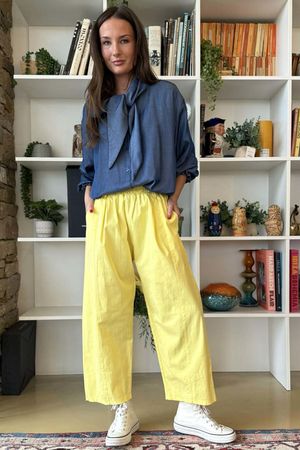 Gaberdine Barrel Pant Lemonade 